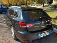 Usata Seat Leon FR 150 CV (110 kW) 2014 Nero Station wagon
