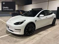 Usata Tesla Model 3 Performance 377 kW (513 CV) 2022 Pearl white multicoat Berlina