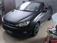 Usata Peugeot 206 CC RC 109 CV (80 kW) 2006 Nero Cabrio