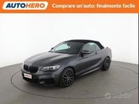 Usata BMW 218 M Sport 136 CV (100 kW) 2021 Grigio Cabrio