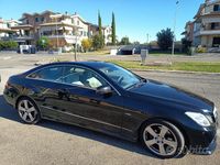 Usata Mercedes E220 Avantgarde 171 CV (125 kW) 2012 Nero Coupé