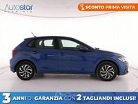 Usata VW Polo Life 95 CV (69 kW) 2023 Blu Berlina