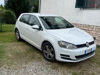 Usata VW Golf VII 105 CV (77 kW) 2014 Bianco Berlina