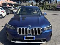 Usata BMW X3 Luxury Line 190 CV (139 kW) 2022 Blu/azzurro SUV