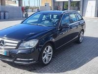 Usata Mercedes C220 Avantgarde 170 CV (125 kW) 2014 Nero Station wagon