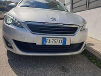 Usata Peugeot 308 SW Allure 120 CV (88 kW) 2015 Argento Station wagon