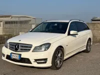 Usata Mercedes C220 170 CV (125 kW) 2012 Bianco Station wagon