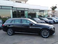 Usata Mercedes C200 Sport 136 CV (100 kW) 2018 Nero Station wagon