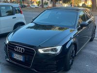 Usata Audi A3 S-Line 150 CV (110 kW) 2014 Nero Berlina