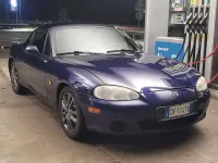 Usata Mazda MX5 110 CV (80 kW) 2003 Blu/azzurro Cabrio