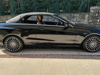 Usata Mercedes E350 Avantgarde 231 CV (169 kW) 2011 Nero ossidiana metallizzato Cabrio