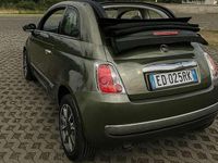 Usata Fiat 500C 95 CV (69 kW) 2010 Verde Cabrio