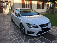 Usata Seat Leon SC FR 184 CV (135 kW) 2013 Bianco Utilitaria