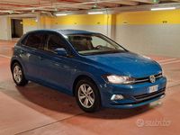 Usata VW Polo 65 CV (47 kW) 2018 Blu Utilitaria