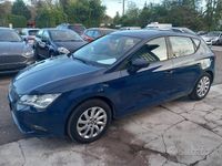 Usata Seat Leon Style 110 CV (80 kW) 2016 Blu Berlina