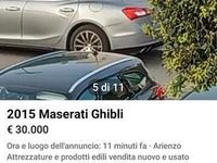 Usata Maserati Ghibli 410 CV (301 kW) 2015 Grigio Coupé