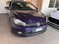 Usata VW Golf VII Highline 110 CV (80 kW) 2017 Blu/azzurro Cabrio