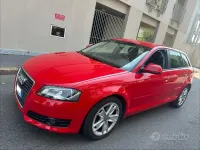 Usata Audi A3 Ambition 170 CV (125 kW) 2010 Rosso Utilitaria