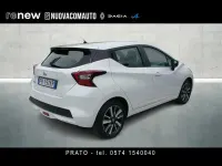 Usata Nissan Micra Visia 71 CV (52 kW) 2018 Bianco Utilitaria