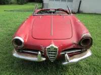 Usata Alfa Romeo Giulietta 65 CV (47 kW) 1957 Rosso Cabrio