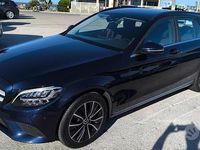 Usata Mercedes C180 122 CV (89 kW) 2019 Blu Station wagon