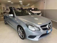 Usata Mercedes E200 Executive 184 CV (135 kW) 2014 Argento Cabrio