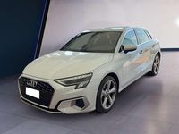 Usata Audi A3 Sportback Advanced 200 CV (147 kW) 2021 Bianco Utilitaria