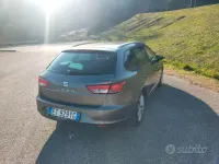 Usata Seat Leon 105 CV (77 kW) 2014 Grigio Station wagon