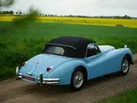 Usata Jaguar XK SE 213 CV (156 kW) 1955 Blu Cabrio