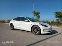 Usata Tesla Model 3 Performance 155 kW (211 CV) 2021 Bianco Berlina