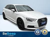 Usata Audi A3 Sportback e-tron Sport 150 CV (110 kW) 2018 Bianco pastello Utilitaria