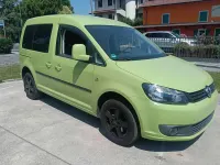Usata VW Caddy Trendline 105 CV (77 kW) 2011 Verde pastello Monovolume