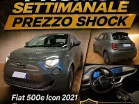 Usata Fiat 500e Icon 86 kW (118 CV) 2021 Grigio Utilitaria
