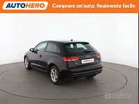 Usata Audi A3 150 CV (110 kW) 2017 Nero Utilitaria