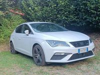 Usata Seat Leon 131 CV (96 kW) 2019 Bianco Berlina