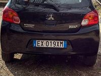 Usata Mitsubishi Space Star Intense 71 CV (52 kW) 2014 Nero Monovolume