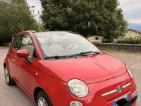 Usata Fiat 500C Lounge 69 CV (50 kW) 2012 Rosso Cabrio
