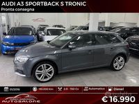 Usata Audi A3 Sport 150 CV (110 kW) 2018 Grigio Berlina