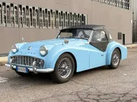 Usata Triumph TR3 101 CV (74 kW) 1961 Blu/azzurro Cabrio