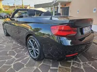 Usata BMW 218 Sport Line 150 CV (110 kW) 2018 Nero Cabrio