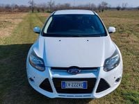 Usata Ford Focus Titanium 116 CV (85 kW) 2014 Bianco Berlina