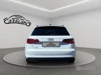Usata Audi A3 S-Line 150 CV (110 kW) 2015 Bianco Berlina