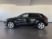 Usata Audi A3 Sportback Design 150 CV (110 kW) 2021 Nero Utilitaria