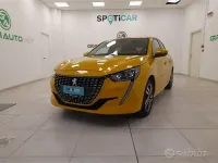 Usata Peugeot 208 Allure 101 CV (74 kW) 2021 Giallo Utilitaria