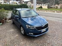 Usata Skoda Fabia Design Edition 95 CV (69 kW) 2020 Blu Berlina