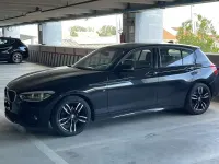 Begagnad BMW 118 M Sport 136 HK (100 kW) 2018 Svart Halvkombi