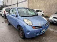 Usata Nissan Micra Acenta 65 CV (47 kW) 2003 Azzurro pastello Utilitaria