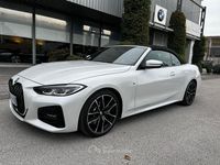 Usata BMW 430 Cabriolet M Sport 245 CV (180 kW) 2023 Mineral white metallizzato Cabrio