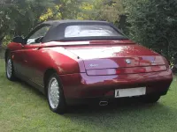 Usata Alfa Romeo Spider 150 CV (110 kW) 1996 Rosso Cabrio