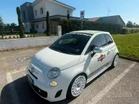 Usata Fiat 500 Abarth 135 CV (99 kW) 2013 Bianco Cabrio